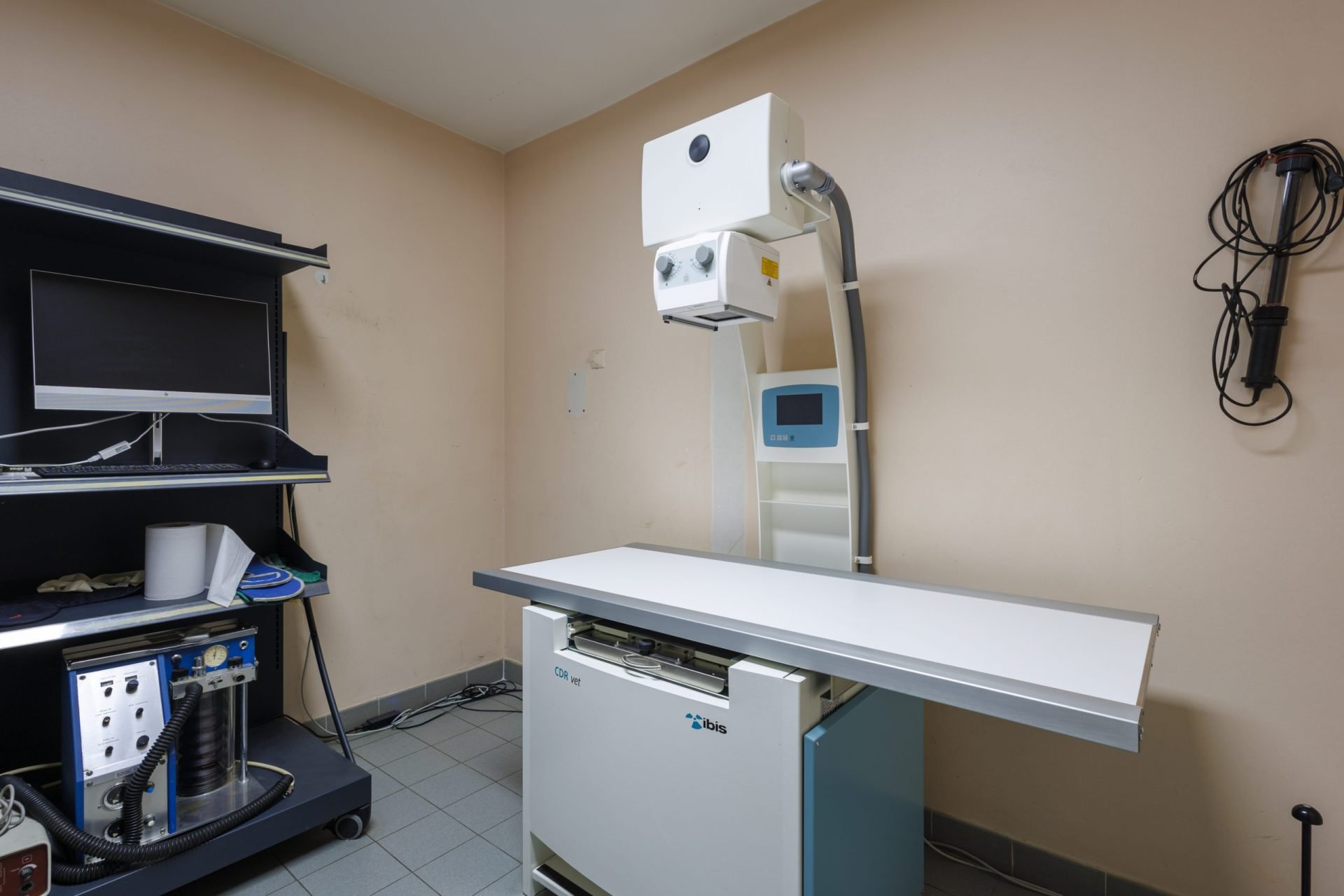 Salle de radiologie vétérinaire