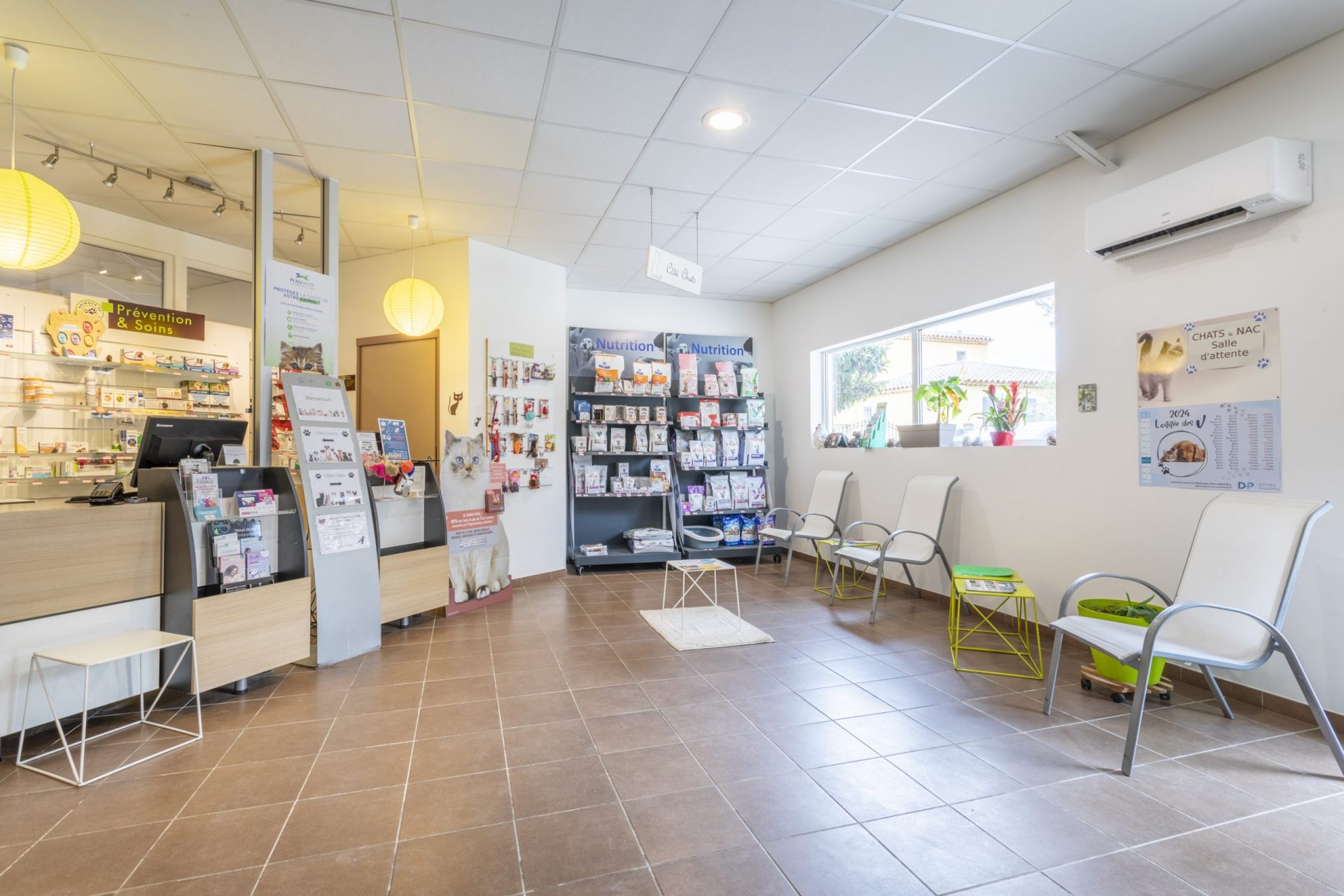 Comptoir d'accueil