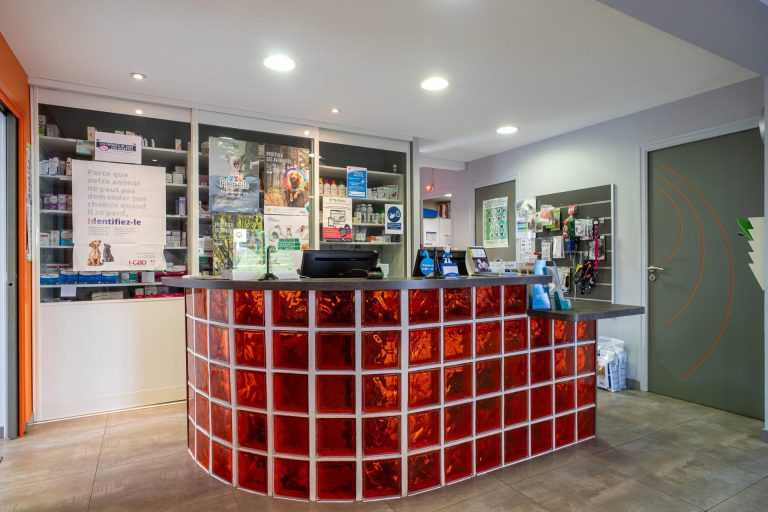 Comptoir accueil